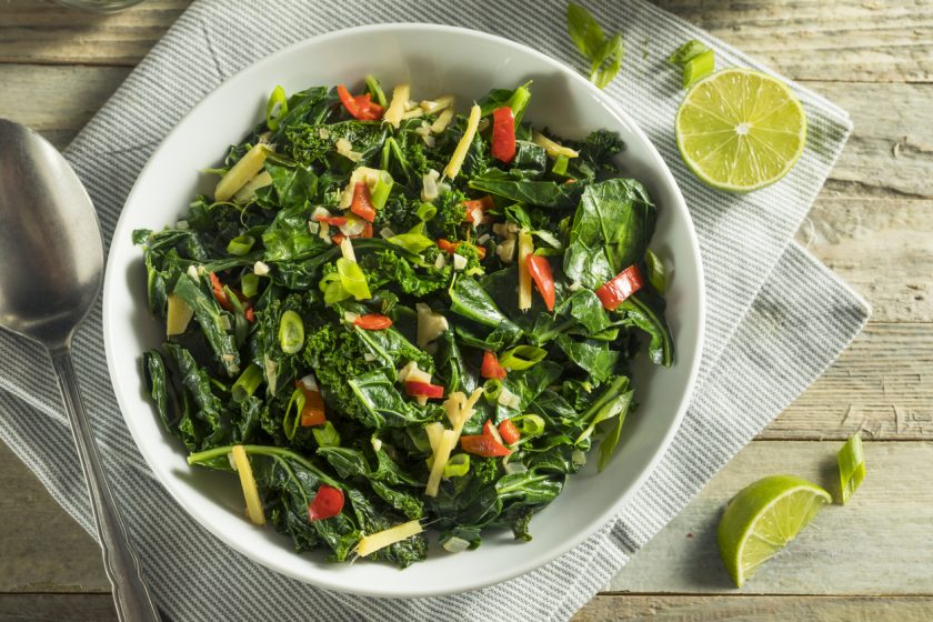 Collards with Dill and Parsley