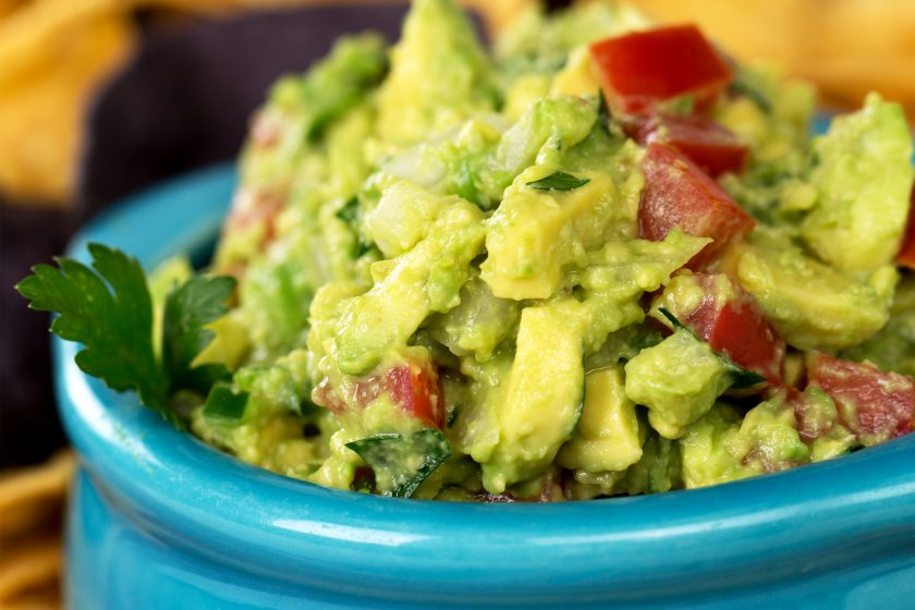 Guacamole with Jicama Sticks